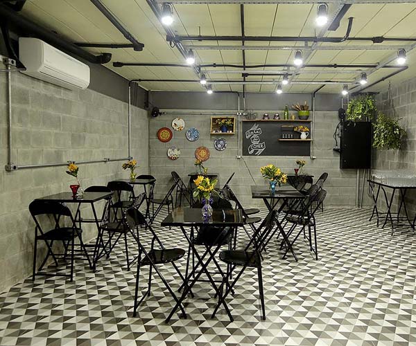 Casa de eventos para treinamento